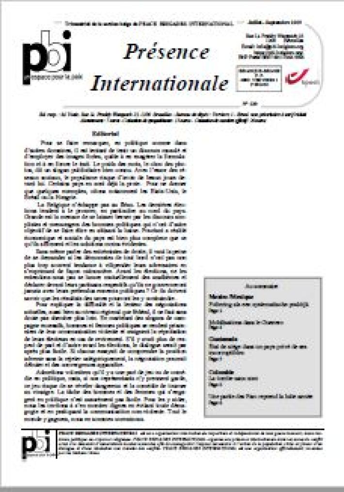 Présence Internationale N° 129